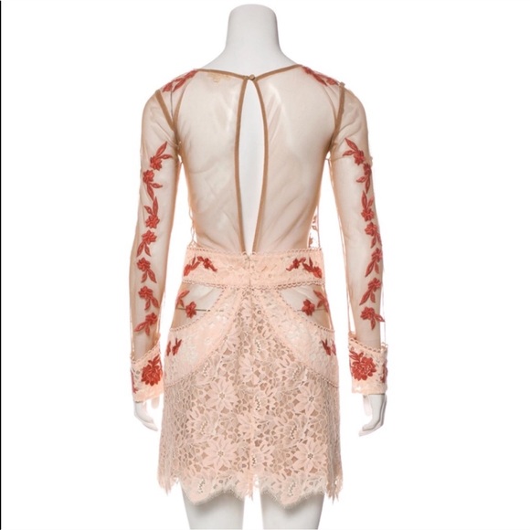 For Love and Lemons Mallorca Tulle Lace Mini Dress XS & S EUC - Picture 6 of 15